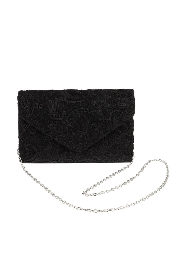Women's Evening Clutch Purse Lace Design Stylish Banquet Handbag for Party and Formal Events