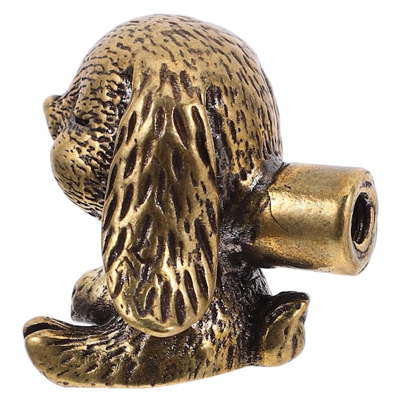 ADDHAT Creative Golden Brass Drooping Ear Rabbit Knob for Furniture