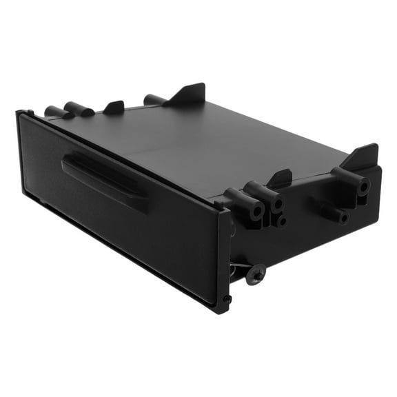 ADDHAT Car Accessories 1Set Stereo Radio Storage Box Rectangular Sleek Design