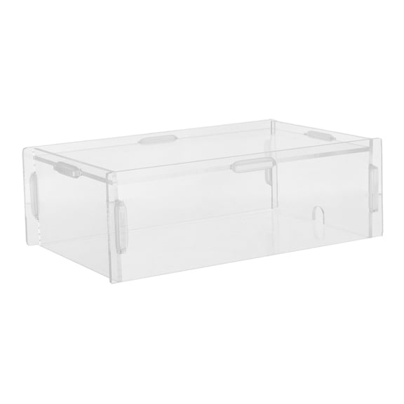 ADDHAT Clear Acrylic Mouse Protector Cover Dust Resistant for Office and Home Use