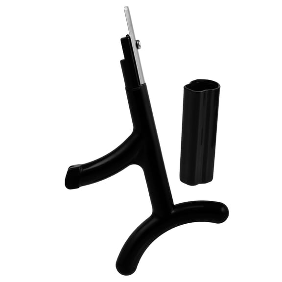 ADDHAT Compact Fletching Remover Tool for Hunting Arrow 1 Set Black Plastic and Iron 13.50X6.50X1.00CM