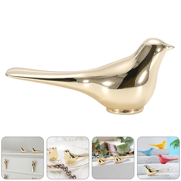 ADDHAT Shaped Door Pull Handle for Cabinet Wardrobe Drawer, Decorative Hardware, 1 Piece