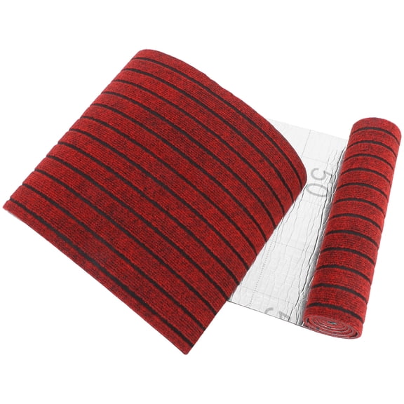 ADDHAT Reusable Indoor Cat Wall Climbing Carpet Dark Red Polypropylene Scratch Pad for Cats