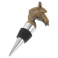 thumbnail image 1 of ADDHAT Deer Head Bottle Stoppers 1Pack Safe Material Alloy Aroma Retention Wine Collection Decorative Accessory, 1 of 8