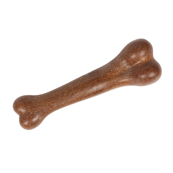 ADDHAT 1Pc Brown Dog Molar Stick Natural Eco Friendly Bite Resistant Pet Teeth Grinding Rod