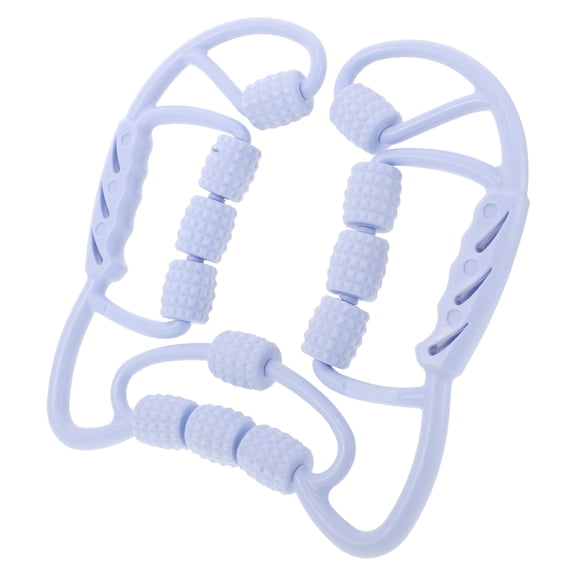 ADDHAT Addhat Sky-Blue Leg Roller for Deep Tissue Massage and Muscle Relaxation