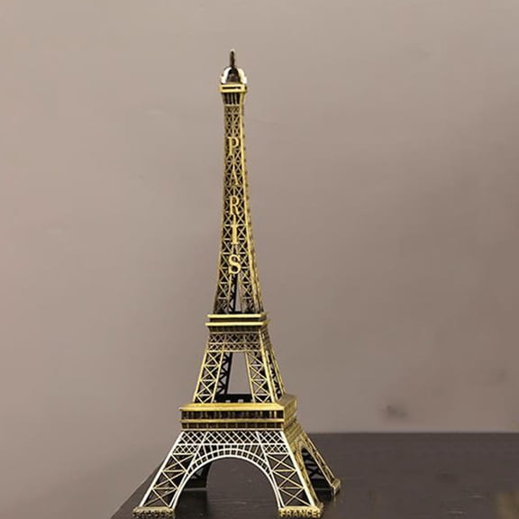 ADDHAT Eiffel Tower Table Decor Multi Color Decorative Building Model 1Pcs
