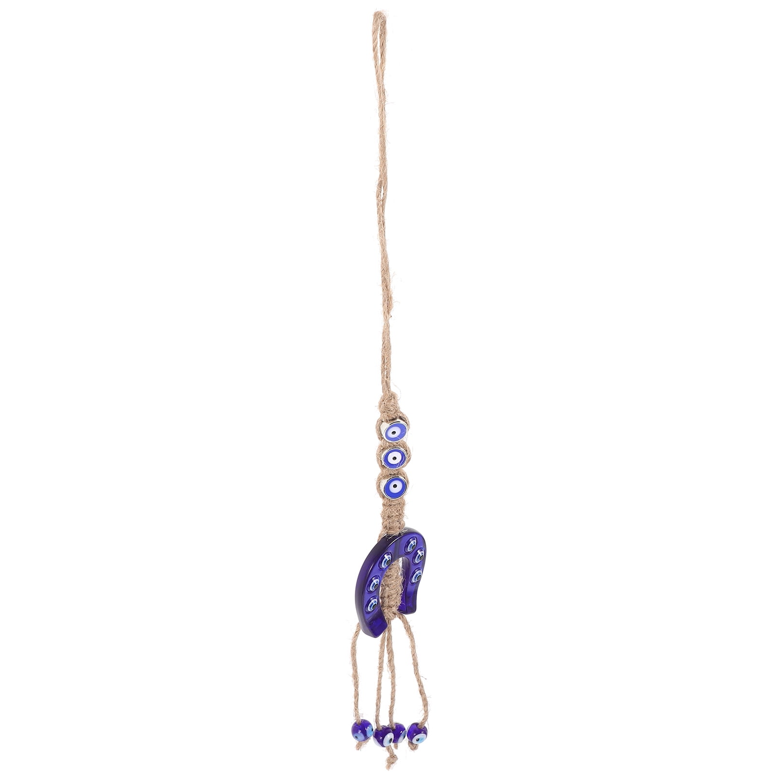 ADDHAT Evil Eye Hanging Decor Multi Resin Rope Prevent Bad For Car ...