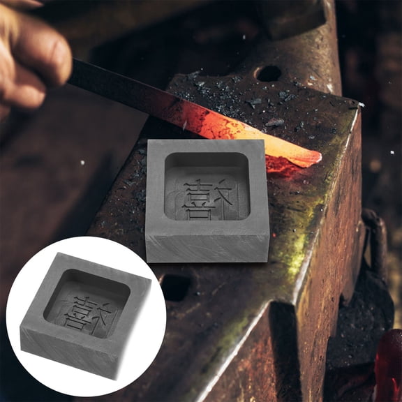 ADDHAT Graphite Casting Ingot Mold for Industrial Users 1Set