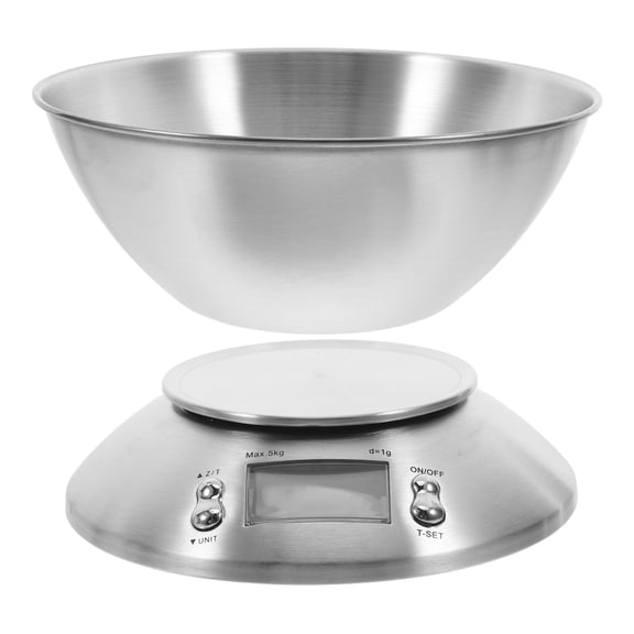 ADDHAT Digital Kitchen Scale High Precision Stainless Steel Compact Design for Accurate Weight Measurement