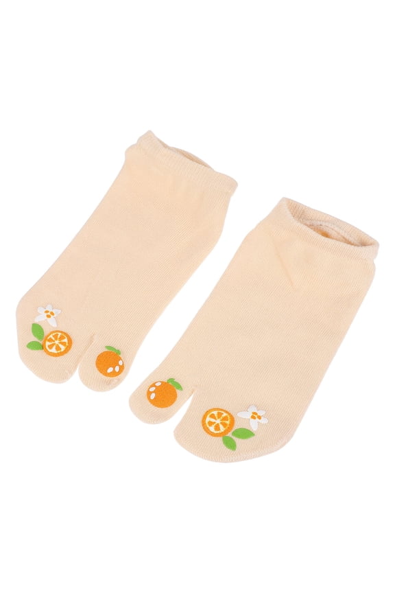 Comfortable Cotton Toe Separator Socks, 1 Pair, Breathable and Easy to Wear for Foot Care and