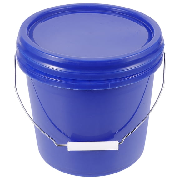 ADDHAT Plastic Paint Bucket with Handle and Lid, Home and Garden Utility Container, 5 Gallon Capacity