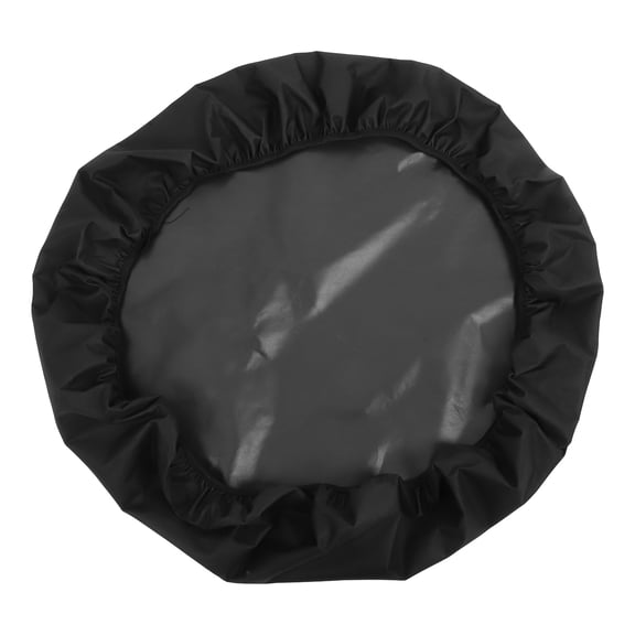 ADDHAT Black Weather-Resistant Fire Pit Cover with Material and Compact Storage for Outdoor Patio, Garden