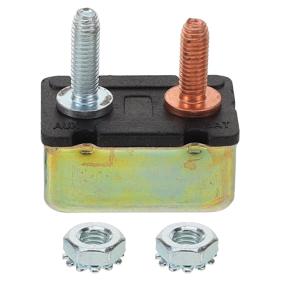 ADDHAT Rv Circuit Breaker 1Set Golden Metal For Boat Owners 3.00X3.00X2.00Cm