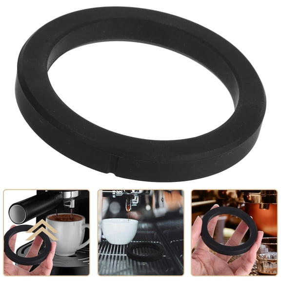 ADDHAT Replacement Espresso Machine Steam Ring Black Silicone for Stable Sealing