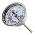 thumbnail image 1 of ADDHAT Stainless Steel Wine Thermometer with Threaded Dial, Accurate Temperature Gauge for Wine Brewing and Beverage Monitoring, 1 of 7