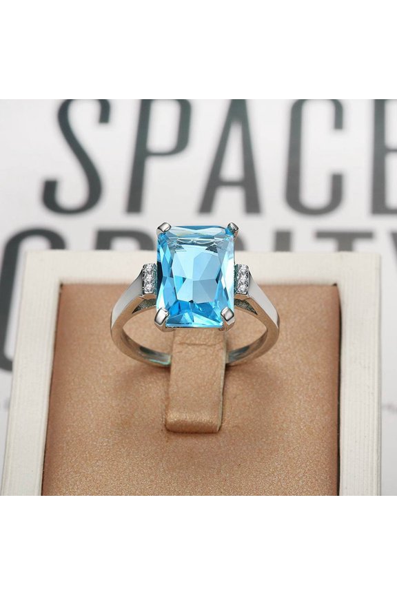 jewellery set Ring Sleek and Modern Shining Women Daily Wearing Size 11