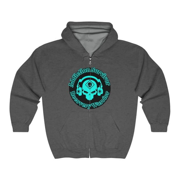 ADDICTION SURVIVOR Heavy Blend™ Full Zip Hooded Sweatshirt