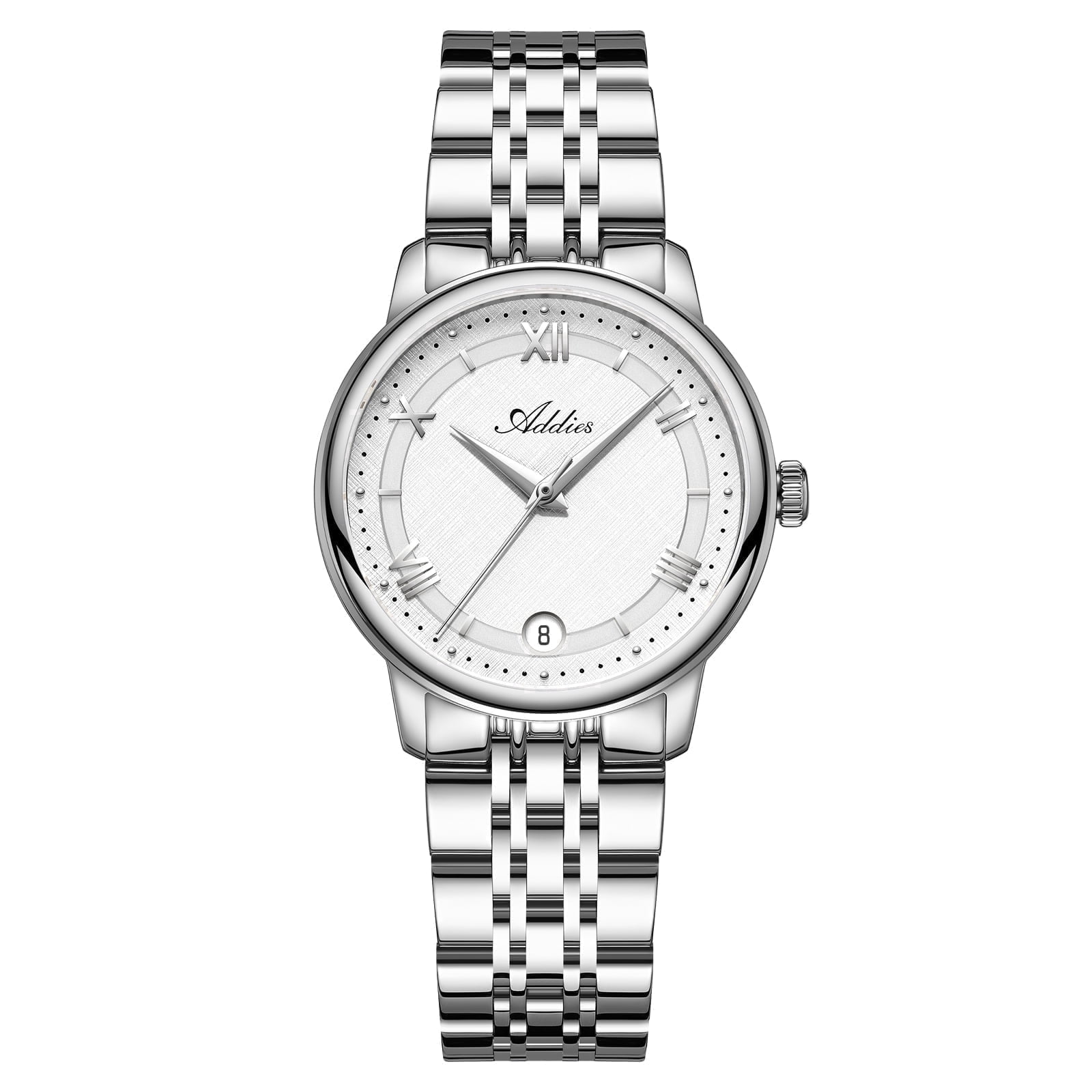 ADDIES Women's Quartz Watch 31mm with Sapphire Crystal, Japanese GM12 Movement, Stainless Steel Bracelet, Slim Case Design, 50M Waterproof Analog Watch, Gift for Women