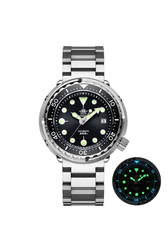 41mm Automatic Watches for Men 300M Diver Mechanical Watch with Sapphire Crystal & Ceramic Bezel, Japanese Movement, Super-LumiNova