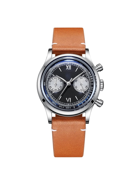Chronograph Watches for Men & Women 316L Steel Quartz Watch with Japanese VK64 Movement - 100M Waterproof, Diver Watch with K1 Crystal