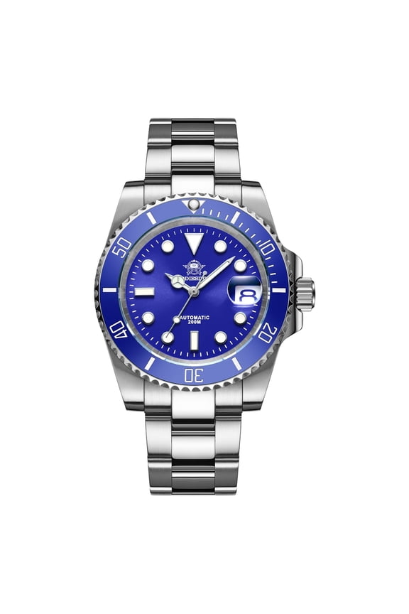 Classic Men's Automatic Mechanical Watch for Business & Casual Wear, Japanese Movement with Sapphire Crystal, Ceramic Bezel, Super-LumiNova, 200M Waterproof Men's Diver Wristwatch