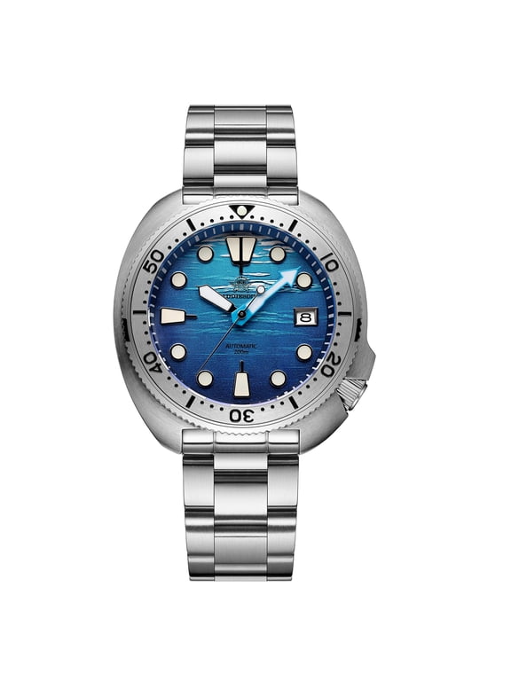 Men's Automatic Watches Japanese NH35A Movement Mechanical Watches Ceramic Bezel & Sapphire Glass 200M Waterproof Diver Watches Luminous Dial