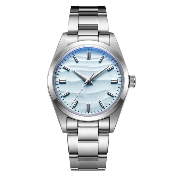 ADDIESDIVE Luxury Men's Dive Watch, Japanese Quartz Movement, 100m Water Resistant Analog Watch with 316L Stainless Steel, AD2030 Blue Dial