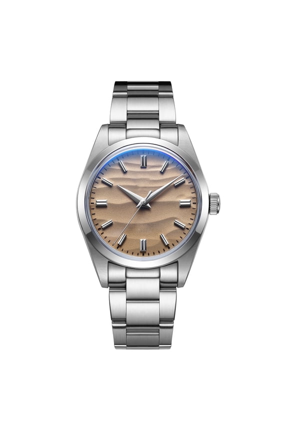 Luxury Men's Dive Watch, Japanese Quartz Movement, 100m Water Resistant Analog Watch with 316L Stainless Steel, AD2030