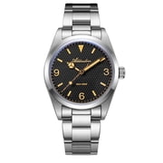 ADDIESDIVE Luxury Quartz Watch with Japanese VK64 Movement 100m Waterproof Diver Watches Stainless Steel Case & Luminous Dial, Yellow