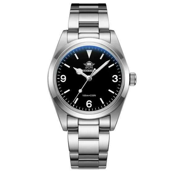 ADDIESDIVE Luxury Quartz Watch, Japanese VH31 Movement, 100m Waterproof 316L Diver Watch, Sapphire & Super Luminous BGW9