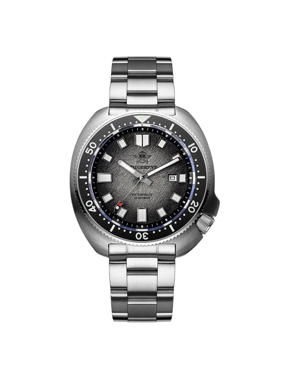 Men's 200M Water Resistant Dive Watch, 120-Click Unidirectional Ceramic Bezel BGW9 Luminous Blue