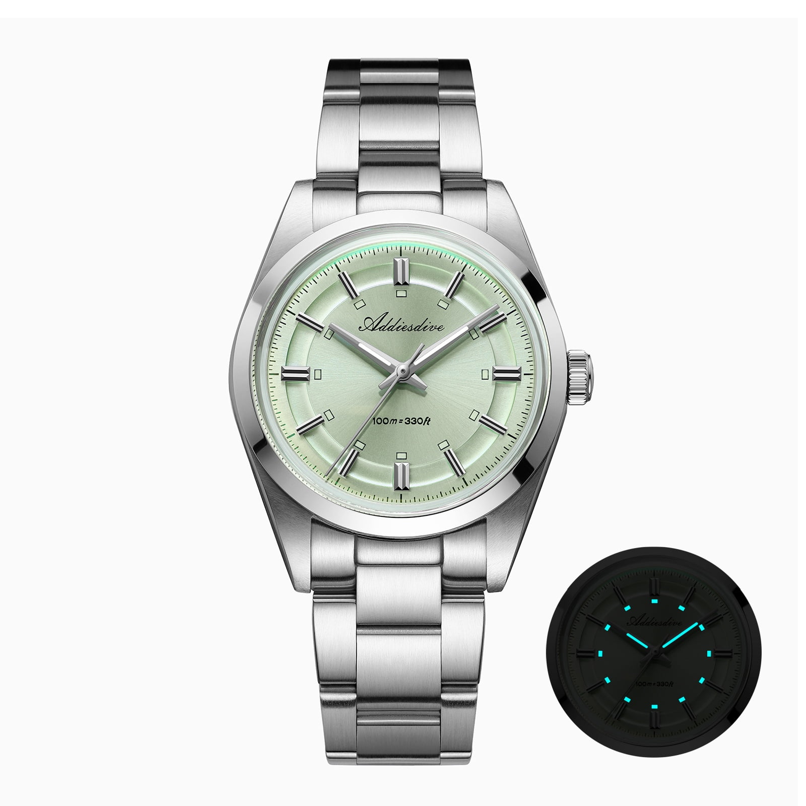 ADDIESDIVE Men's Analog Quartz Watch with Japanese VH31 Movement, 316L ...