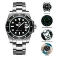 thumbnail image 1 of ADDIESDIVE Men's Analog Watch Diver 200m Men's Quartz Watch BGW9 Luminous Stainless Steel Bracelet, 1 of 11