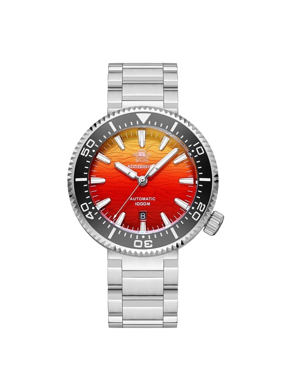 Men's Automatic Watch Dive 1000m with Japanese Movement, Sapphire Crystal, Ceramic Bezel, Luminous, Analog Mechanical Watches for Men with Stainless Steel Bracelet