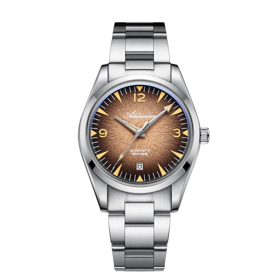 ADDIESDIVE Men's Automatic Dive Watch 100m Waterproof, Japanese 8215 Movement, Luminous, Stainless Steel Bracelet, Luxury Analog Watch for Men