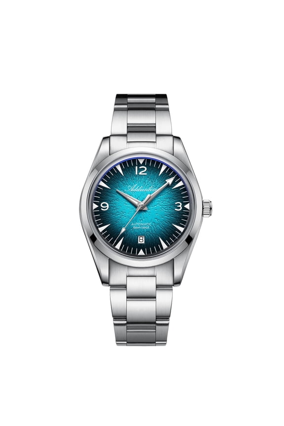 Men's Automatic Dive Watch 100m Waterproof, Japanese 8215 Movement, Luminous, Stainless Steel Bracelet, Luxury Analog Watch for Men