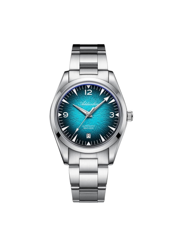 Men's Automatic Dive Watch 100m Waterproof, Japanese 8215 Movement, Luminous, Stainless Steel Bracelet, Luxury Analog Watch for Men