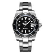 ADDIESDIVE Mens Automatic Dive Watch 200M Waterproof, Sapphire Crystal Ceramic Bezel, Japanese NH35 Movement, Stainless Steel Date Watch MY-H3-2