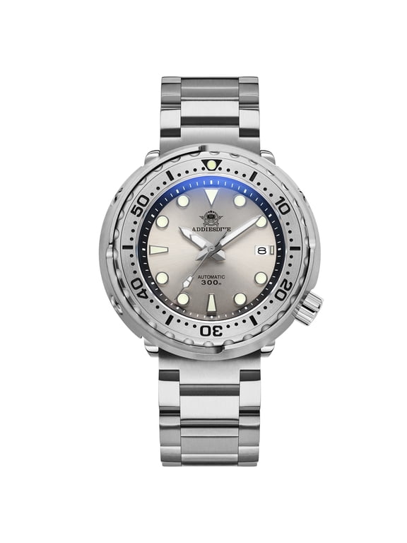 Men's Automatic Dive Watch 300M Waterproof, NH35A Movement, Analog Watches with Sapphire Crystal, Ceramic Bezel, Luminous Dial