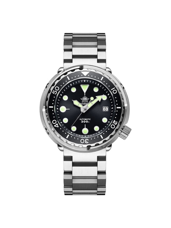 Men's Automatic Dive Watch, 300m Water Resistant, Sapphire Crystal, Ceramic Bezel, Japanese Movement