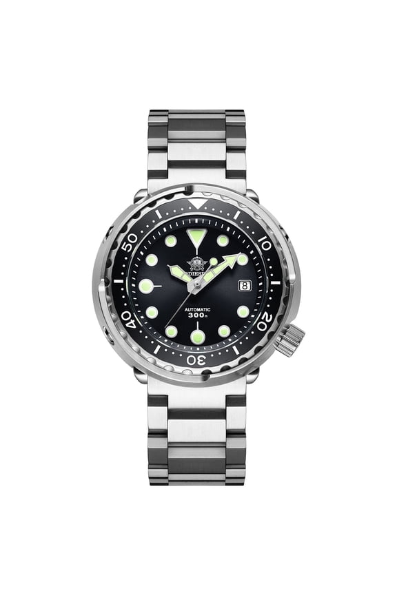 Men's Automatic Dive Watch, 300m Water Resistant, Sapphire Crystal, Ceramic Bezel, Japanese Movement