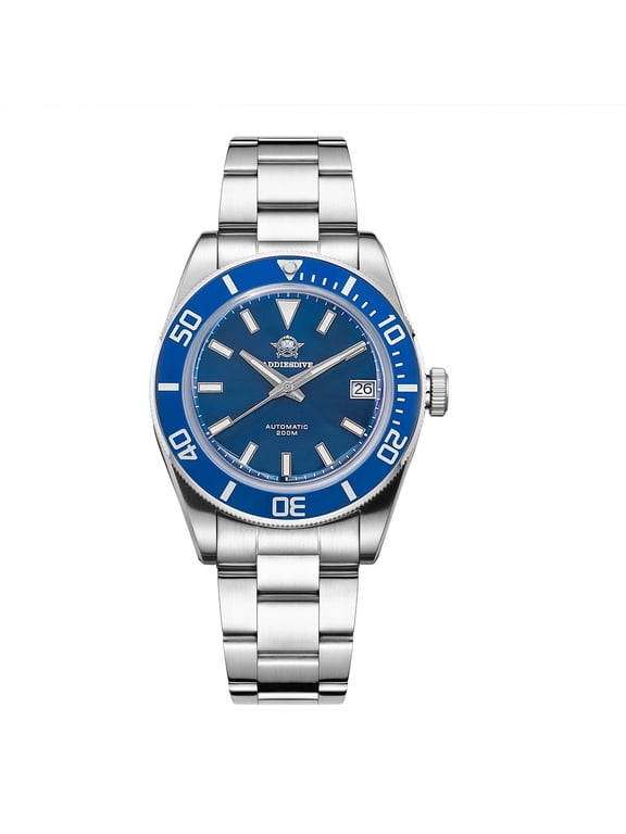 Men's Automatic Dive Watch 39mm, 200m Waterproof, Japanese NH35 Movement, Sapphire Crystal, Ceramic Bezel, Luminous, Stainless Steel Wristwatch