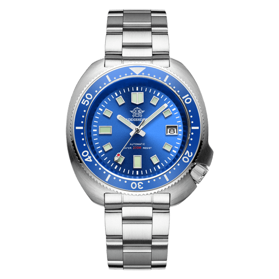 ADDIESDIVE Men's Automatic Dive Watch - Ceramic Bezel, BGW9 Lume, Sapphire Crystal, NH35A, 200M Water Resistant, SS Bracelet