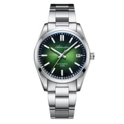 ADDIESDIVE Mens Automatic Dive Watch with Green Gradient Dial NH35 Movement Sapphire Crystal 100M Waterproof BGW9 Super-LumiNova