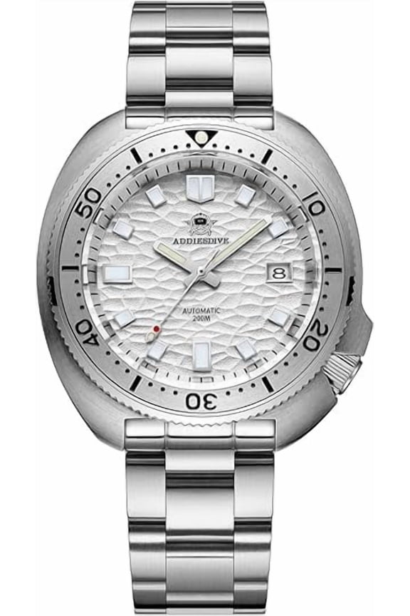 Men's Automatic Diver Watch with Japan NH35 Movement, 200M Water Resistant, Sapphire Crystal & BGW9 Lume