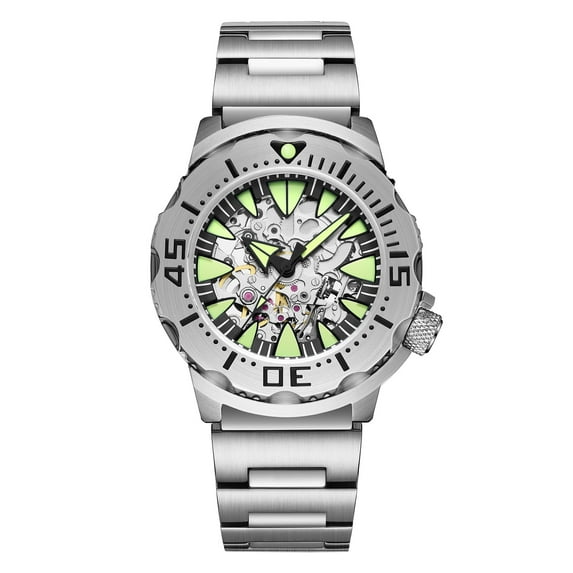 ADDIESDIVE Men's Automatic Diver Watch 200M Waterproof, Luxury Stainless Steel Dive Watch for Men with NH36 Movement, Sapphire Crystal Glass, Super Luminous Analog Watch