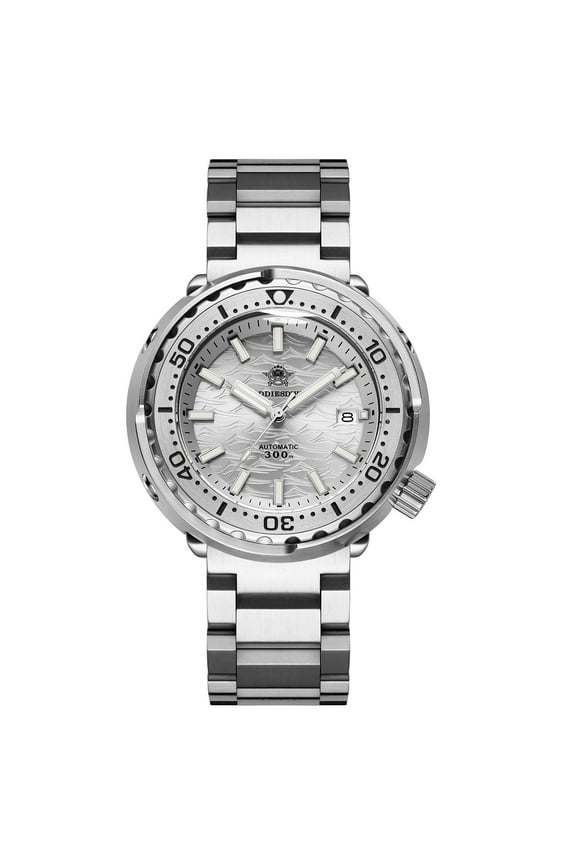 Men’s Automatic Diver Watch 300m Water Resistance, NH35 Japanese Movement Mechanical Watches, Sapphire Crystal, Luminous Dial 316L Steel Watch for Men