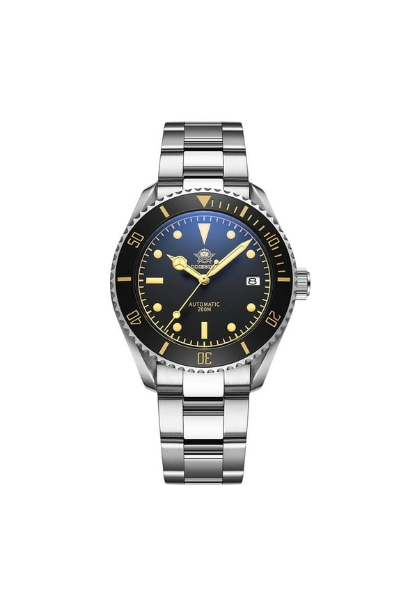 Men's Automatic Diver Watch - Japanese NH35A Movement 200M Waterproof Luxury Watches with Sapphire & Luminous
