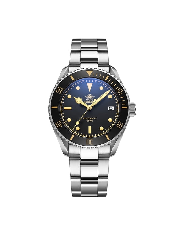 Men's Automatic Diver Watch - Japanese NH35A Movement 200M Waterproof Luxury Watches with Sapphire & Luminous